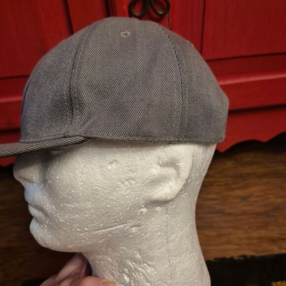 NWOT Vitronic Snapback Baseball Hat Cap Grey Green Trucker Never Worn NEW - Picture 2 of 4